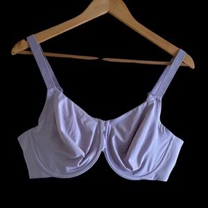 Wacoal Superbly Smooth Underwire Bra Woman 38DD Lilac Full Coverage Comfy 855342